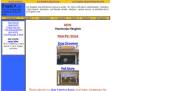 Desktop Screenshot of dogsla.com