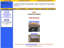 Tablet Screenshot of dogsla.com